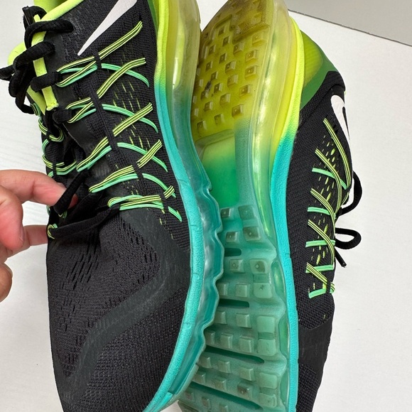 Nike Air Max 2015 Volt Hyper Jade Athletic Shoes 698902-003 Men's Size 9 - Picture 7 of 15